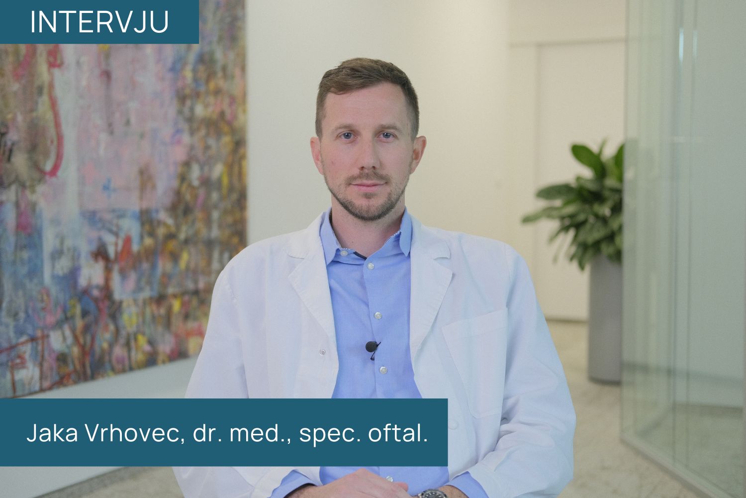 Intervju: Oftalmolog Jaka Vrhovec dr. med., spec. o bolezni suhega očesa.